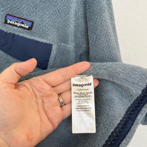 Patagonia Sweatshirt Pullover T Snap XS Blue - Picture 4 of 4